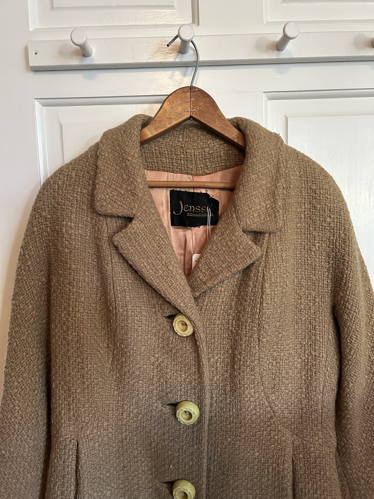 1960s Jensss Boulevard Bouclé Wool Mini Coat, image 3