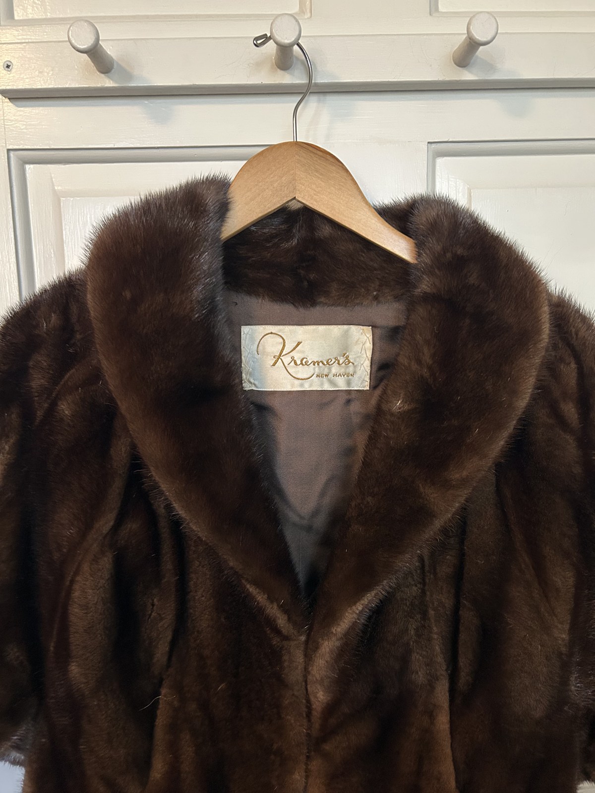 1960s Brown Mink Shrug, image 2