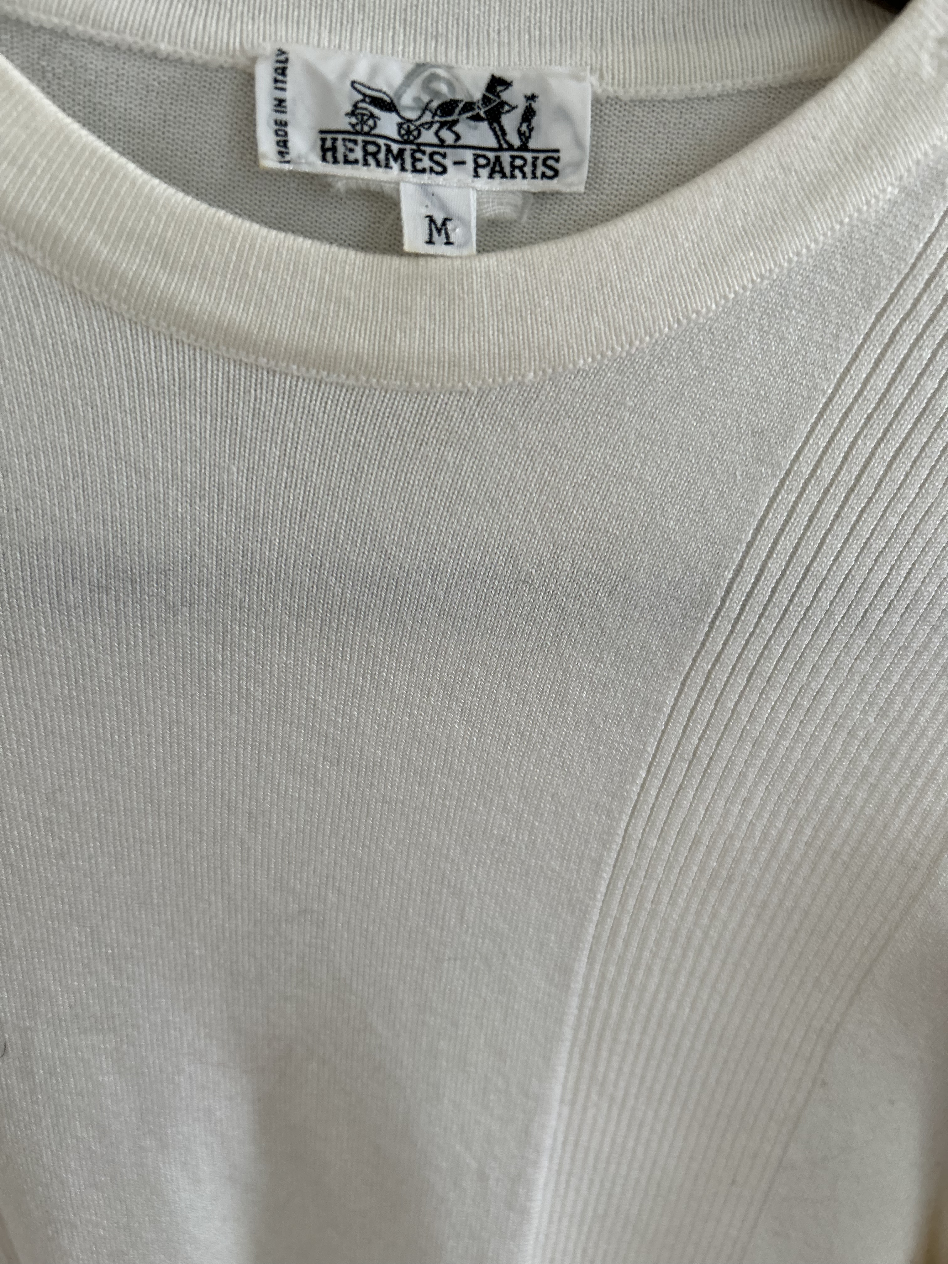 Hermes Ribbed Cotton Top — image 2