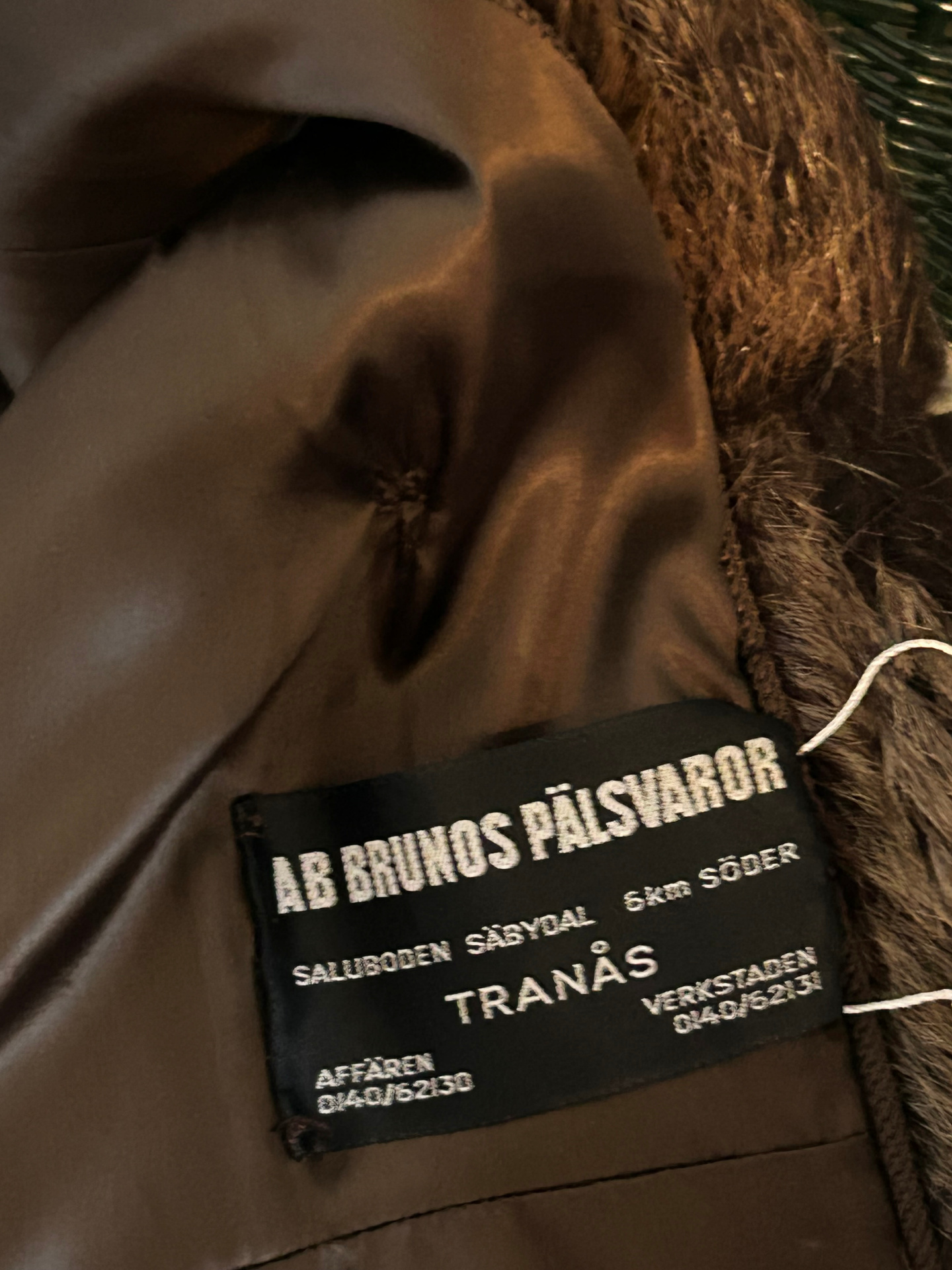 Swedish Possum and Leather Belted Coat — image 4